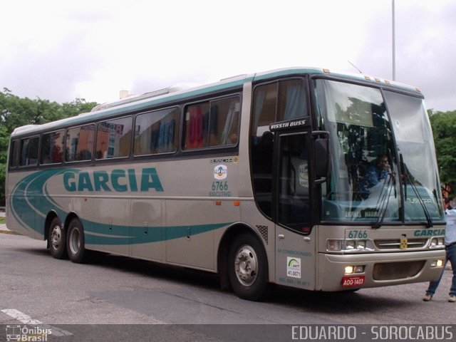 Viação Garcia 6766 na cidade de Sorocaba, São Paulo, Brasil, por EDUARDO - SOROCABUS. Número da foto: #1549100.