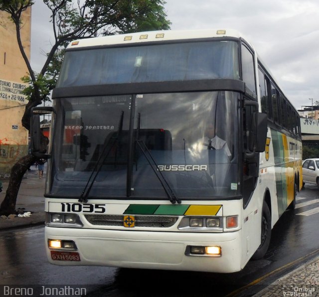 Empresa Gontijo de Transportes 11035 na cidade de Belo Horizonte, Minas Gerais, Brasil, por Breno  Jonathan. ID da foto: 1549908.