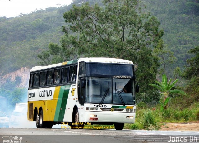 Empresa Gontijo de Transportes 5840 na cidade de Sabará, Minas Gerais, Brasil, por Jones Bh. Número da foto: #1549176.