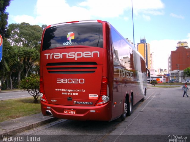 Transpen Transporte Coletivo e Encomendas 38020 na cidade de Curitiba, Paraná, Brasil, por Wagner Lima. Número da foto: #1549893.