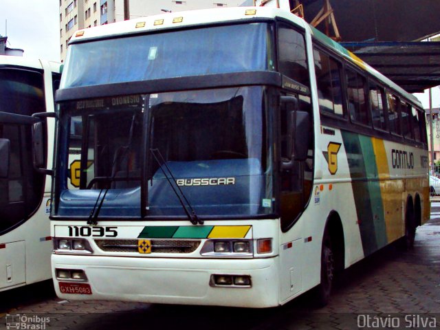 Empresa Gontijo de Transportes 11035 na cidade de Belo Horizonte, Minas Gerais, Brasil, por Otávio Silva. ID da foto: 1549646.