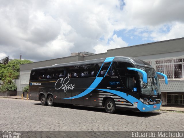 Empresa de Ônibus Nossa Senhora da Penha 52011 na cidade de Caxias do Sul, Rio Grande do Sul, Brasil, por Eduardo Machado. ID da foto: 1550204.