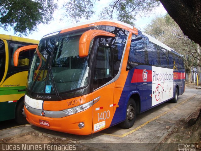 Viação Piracicabana 1400 na cidade de São Paulo, São Paulo, Brasil, por Lucas Nunes Fernandes. Número da foto: #1548845.
