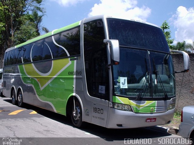 Brasil Sul Linhas Rodoviárias 1820 na cidade de São Paulo, São Paulo, Brasil, por EDUARDO - SOROCABUS. ID da foto: 1549095.