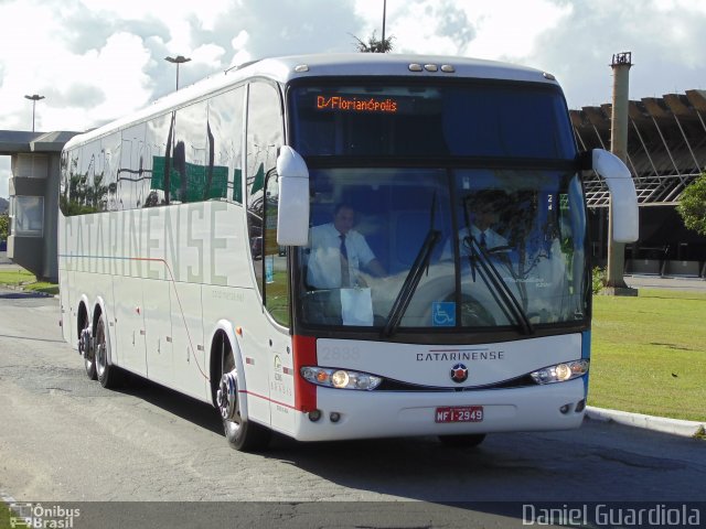 Auto Viação Catarinense 2838 na cidade de Florianópolis, Santa Catarina, Brasil, por Daniel Guardiola. ID da foto: 1550468.