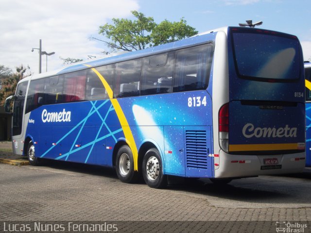 Viação Cometa 8134 na cidade de São Paulo, São Paulo, Brasil, por Lucas Nunes Fernandes. ID da foto: 1548834.