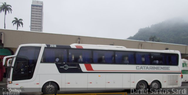 Auto Viação Catarinense 2618 na cidade de Santos, São Paulo, Brasil, por Daniel Santos Sardi. ID da foto: 1551033.