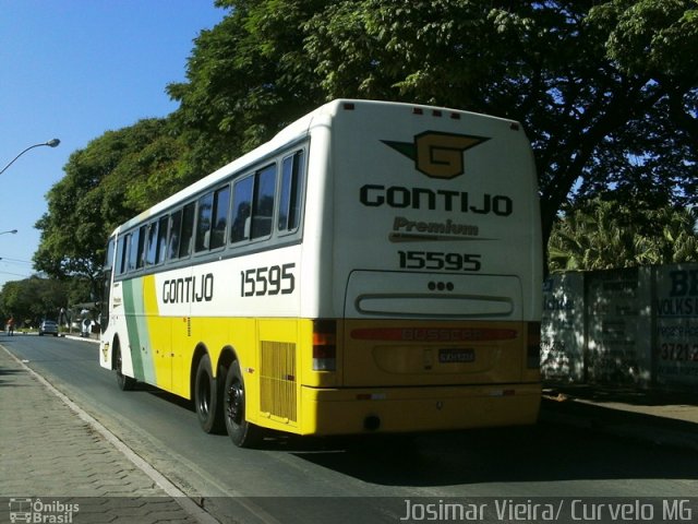 Empresa Gontijo de Transportes 15595 na cidade de Curvelo, Minas Gerais, Brasil, por Josimar Vieira. Número da foto: #1552346.