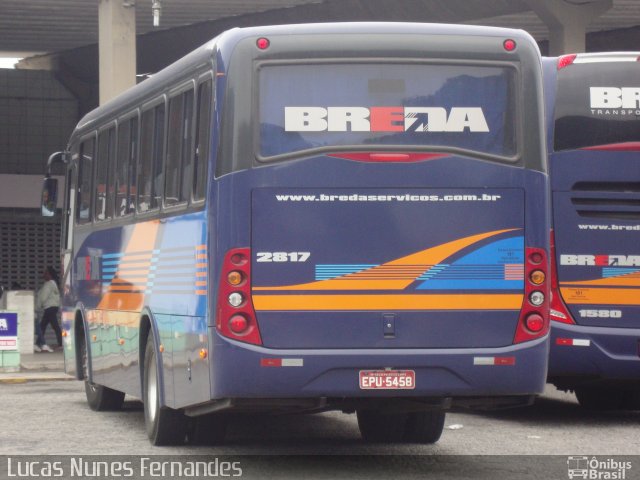 Breda Transportes e Serviços 2817 na cidade de Mongaguá, São Paulo, Brasil, por Lucas Nunes Fernandes. Número da foto: #1553057.