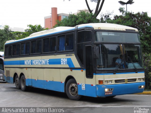 Viação Novo Horizonte 601811 na cidade de São Paulo, São Paulo, Brasil, por Alessandro de Bem Barros. ID da foto: 1551572.