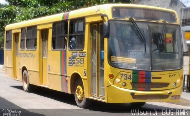 Empresa Metropolitana 734 na cidade de Jaboatão dos Guararapes, Pernambuco, Brasil, por WILSON BARBOSA. Número da foto: #1554840.