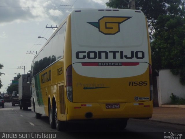 Empresa Gontijo de Transportes 11585 na cidade de Ribeirão Preto, São Paulo, Brasil, por Anderson Cristiano . ID da foto: 1555691.