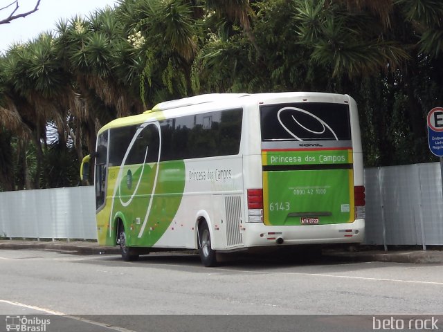 Expresso Princesa dos Campos 6143 na cidade de Curitiba, Paraná, Brasil, por Alberto Selinke. Número da foto: #1554171.