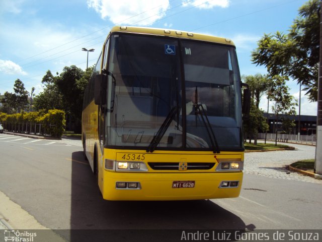 Viação Itapemirim 45345 na cidade de Juiz de Fora, Minas Gerais, Brasil, por André Luiz Gomes de Souza. Número da foto: #1555115.