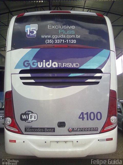 GGuida - Graça e Guida Transportes e Turismo 4100 na cidade de Passa Quatro, Minas Gerais, Brasil, por Caio Trés. ID da foto: 1554621.