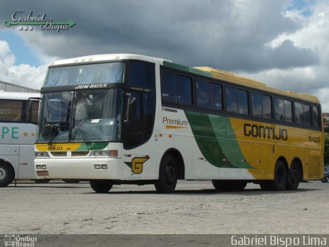 Empresa Gontijo de Transportes 15420 na cidade de Jequié, Bahia, Brasil, por Gabriel Bispo. ID da foto: 1555424.