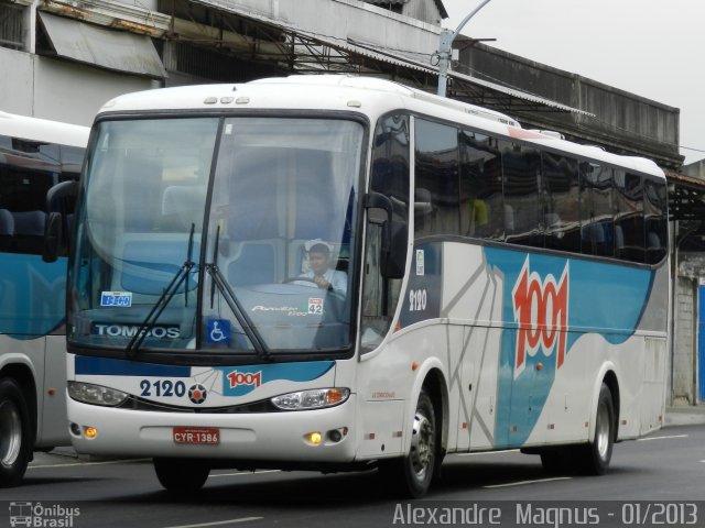 Auto Viação 1001 2120 na cidade de Rio de Janeiro, Rio de Janeiro, Brasil, por Alexandre  Magnus. ID da foto: 1555574.