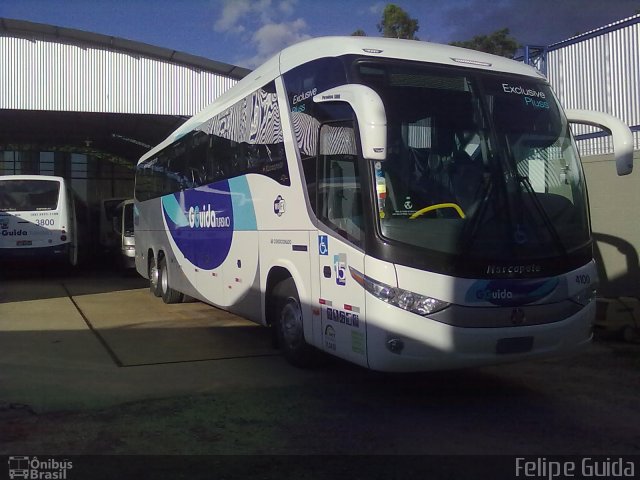 GGuida - Graça e Guida Transportes e Turismo 4100 na cidade de Passa Quatro, Minas Gerais, Brasil, por Caio Trés. Número da foto: #1554617.