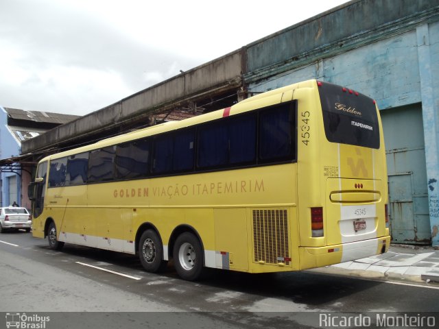 Viação Itapemirim 45345 na cidade de Rio de Janeiro, Rio de Janeiro, Brasil, por Ricardo Silva Monteiro. Número da foto: #1556892.