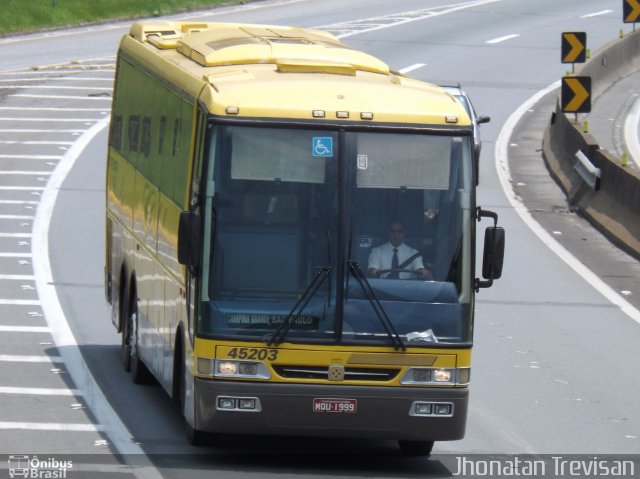 Viação Itapemirim 45203 na cidade de Lavrinhas, São Paulo, Brasil, por Jhonatan Diego da Silva Trevisan. ID da foto: 1557141.