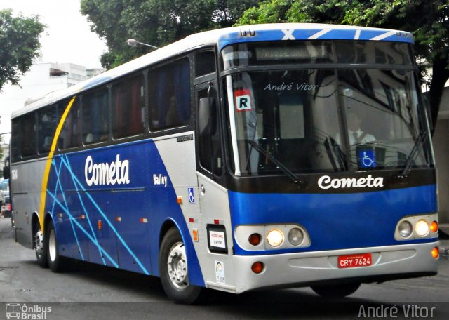 Viação Cometa 7624 na cidade de Rio de Janeiro, Rio de Janeiro, Brasil, por André Vitor  Silva dos Santos. ID da foto: 1556489.