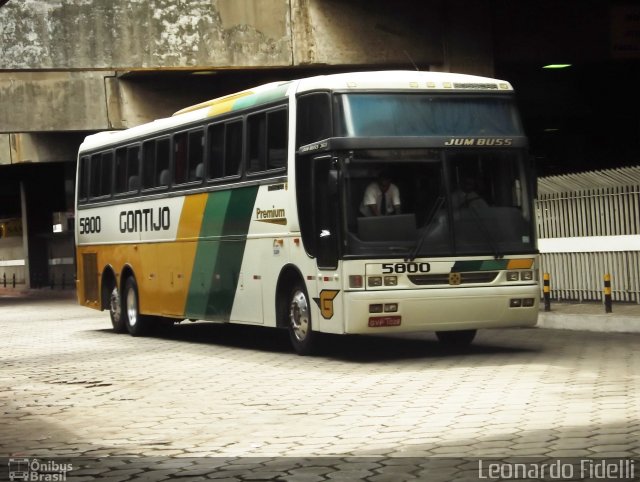 Empresa Gontijo de Transportes 5800 na cidade de Belo Horizonte, Minas Gerais, Brasil, por Leonardo Fidelli. Número da foto: #1557236.