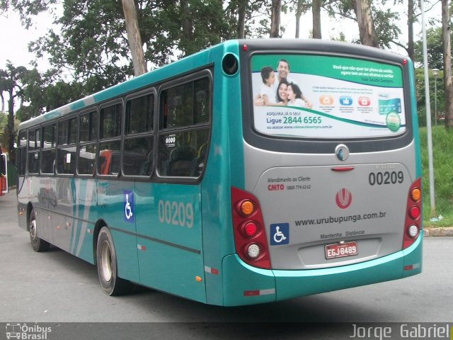 Auto Viação Urubupungá 00209 na cidade de Osasco, São Paulo, Brasil, por Jorge  Gabriel. Número da foto: #1557464.