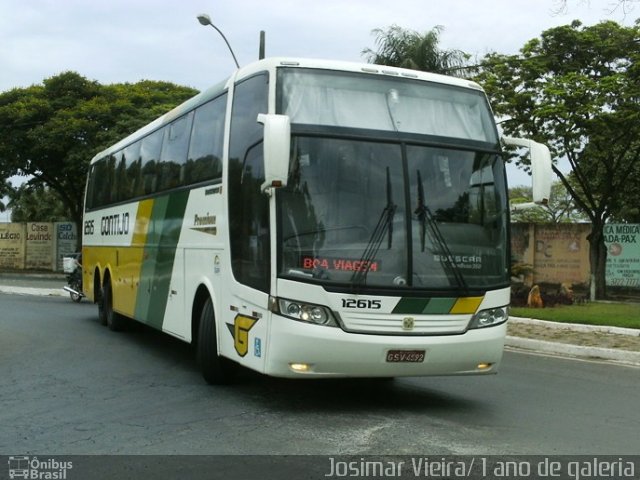 Empresa Gontijo de Transportes 12615 na cidade de Curvelo, Minas Gerais, Brasil, por Josimar Vieira. ID da foto: 1556678.