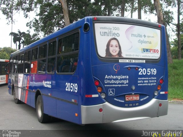 Auto Viação Urubupungá 20.519 na cidade de Osasco, São Paulo, Brasil, por Jorge  Gabriel. Número da foto: #1557463.