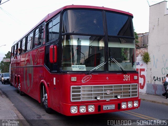 Transgold Transp. de Passageiros e Locadora 301 na cidade de Sorocaba, São Paulo, Brasil, por EDUARDO - SOROCABUS. ID da foto: 1559401.