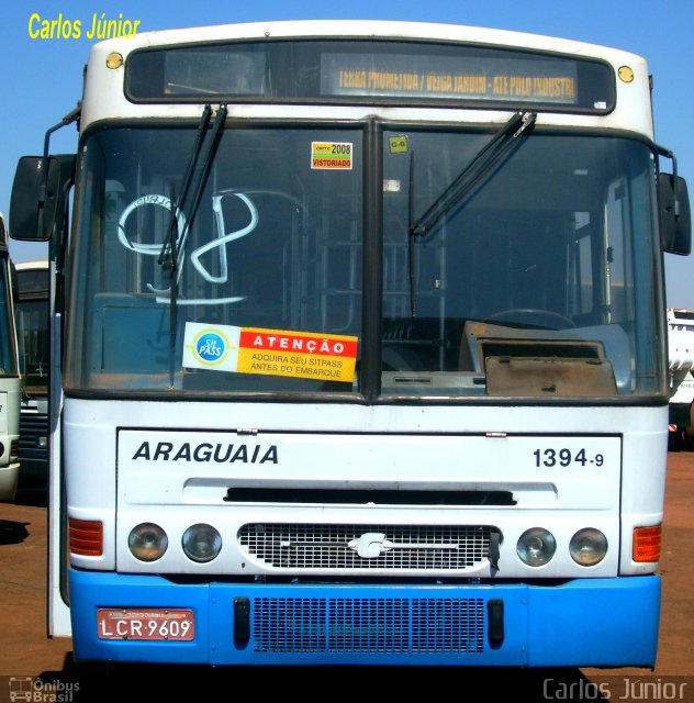 Rápido Araguaia 1394-9 na cidade de Goiânia, Goiás, Brasil, por Carlos Júnior. ID da foto: 1559471.