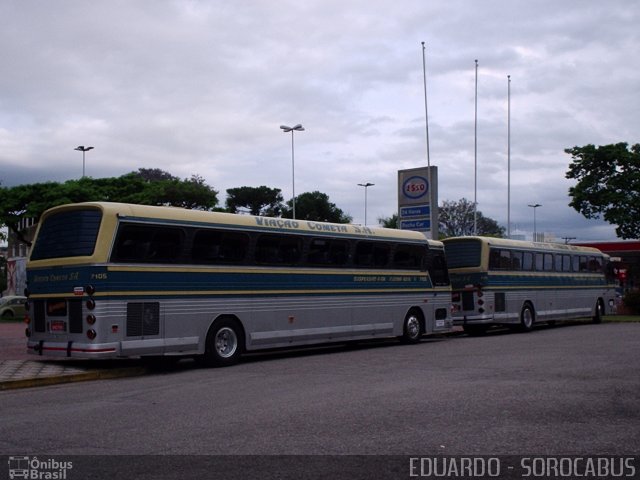 Viação Cometa 7105 na cidade de Sorocaba, São Paulo, Brasil, por EDUARDO - SOROCABUS. ID da foto: 1559432.