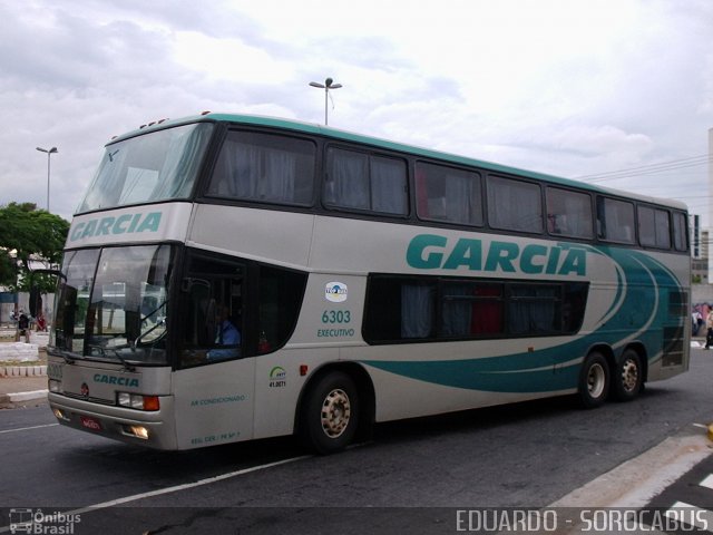 Viação Garcia 6303 na cidade de São Paulo, São Paulo, Brasil, por EDUARDO - SOROCABUS. Número da foto: #1559502.