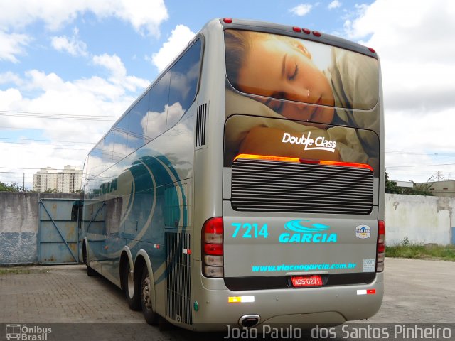 Viação Garcia 7214 na cidade de São José dos Campos, São Paulo, Brasil, por João Paulo  dos Santos Pinheiro. Número da foto: #1559844.