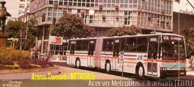 Transurb EBTU 216 na cidade de Goiânia, Goiás, Brasil, por Carlos Júnior. Número da foto: #1559575.