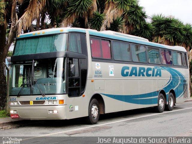 Viação Garcia 6554 na cidade de Curitiba, Paraná, Brasil, por José Augusto de Souza Oliveira. ID da foto: 1558099.