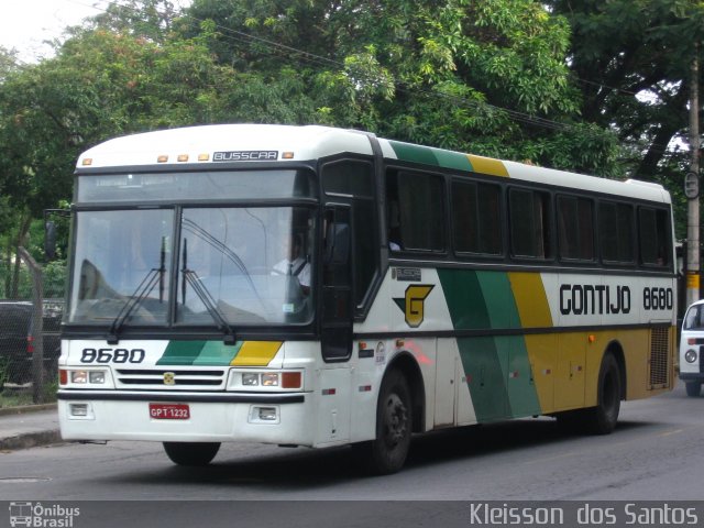 Empresa Gontijo de Transportes 8680 na cidade de Belo Horizonte, Minas Gerais, Brasil, por Kleisson  dos Santos. ID da foto: 1558491.