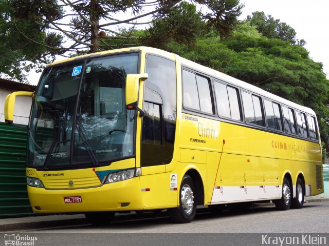 Viação Itapemirim 9031 na cidade de Curitiba, Paraná, Brasil, por Krayon Klein. Número da foto: #1559822.