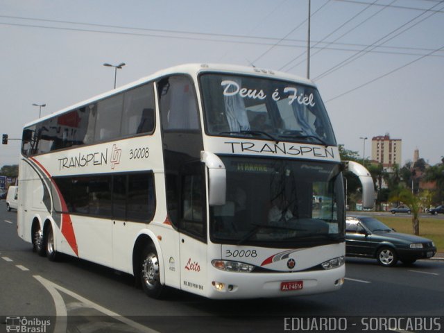 Transpen Transporte Coletivo e Encomendas 30008 na cidade de Sorocaba, São Paulo, Brasil, por EDUARDO - SOROCABUS. Número da foto: #1559382.