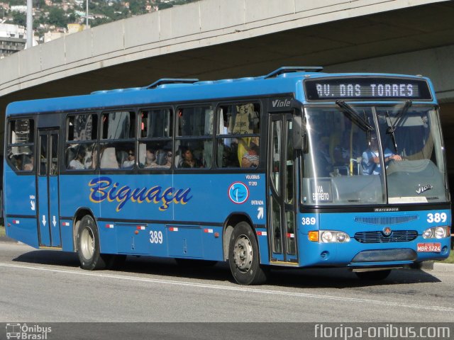 Biguaçu Transportes Coletivos Administração e Participação 389 na cidade de Florianópolis, Santa Catarina, Brasil, por Renato de Aguiar. ID da foto: 1559522.