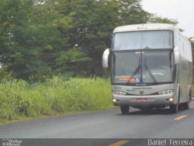 Transbrasiliana Transportes e Turismo 5731 na cidade de Formosa, Goiás, Brasil, por Daniel  Ferreira. Número da foto: #1561693.