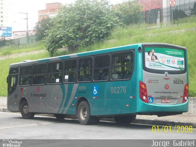 Auto Viação Urubupungá 00276 na cidade de Osasco, São Paulo, Brasil, por Jorge  Gabriel. Número da foto: #1560922.