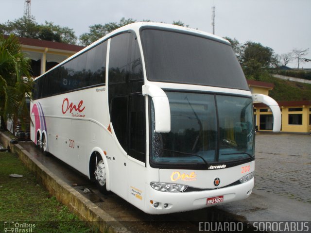 One Turismo 200 na cidade de Jacupiranga, São Paulo, Brasil, por EDUARDO - SOROCABUS. Número da foto: #1561507.