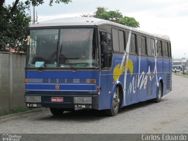 Ônibus Particulares 2627 na cidade de Santos, São Paulo, Brasil, por Carlos Eduardo. ID da foto: 1563053.