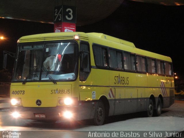 Viação Itapemirim 40073 na cidade de Uberlândia, Minas Gerais, Brasil, por Antonio de Bastos  e Silva Junior. ID da foto: 1563528.