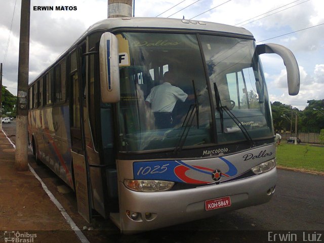 Dallas Turismo e Fretamento 1025 na cidade de Ribeirão Preto, São Paulo, Brasil, por Erwin  Luiz. Número da foto: #1563874.