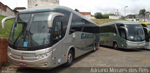 Viação Garcia 7716 na cidade de Bauru, São Paulo, Brasil, por Adriano Moraes dos Reis. Número da foto: #1563130.