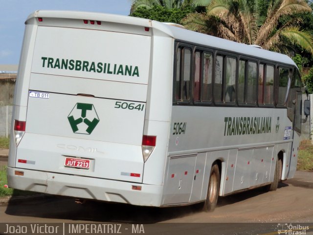 Transbrasiliana Transportes e Turismo 50641 na cidade de Imperatriz, Maranhão, Brasil, por João Victor. ID da foto: 1562151.