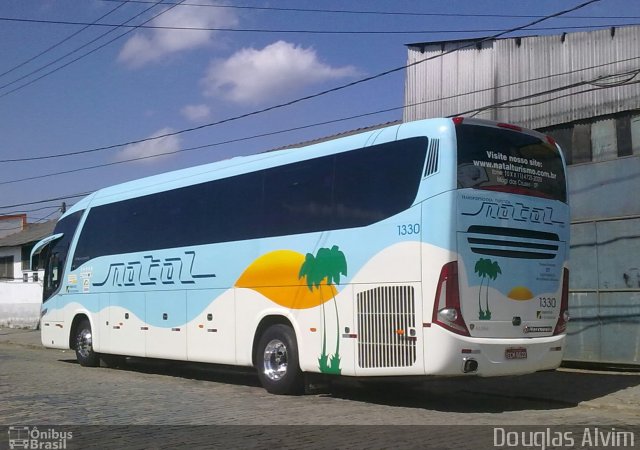 Transportadora Turística Natal 1330 na cidade de Mogi das Cruzes, São Paulo, Brasil, por Douglas Alvim. ID da foto: 1562307.