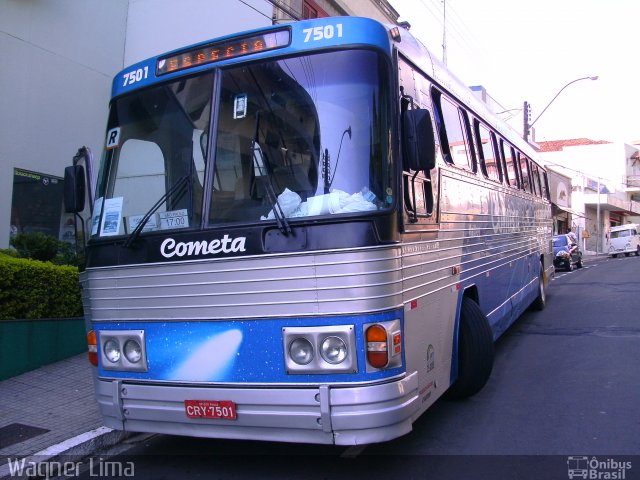 Viação Cometa 7501 na cidade de Águas de Lindóia, São Paulo, Brasil, por Wagner Lima. Número da foto: #1563474.